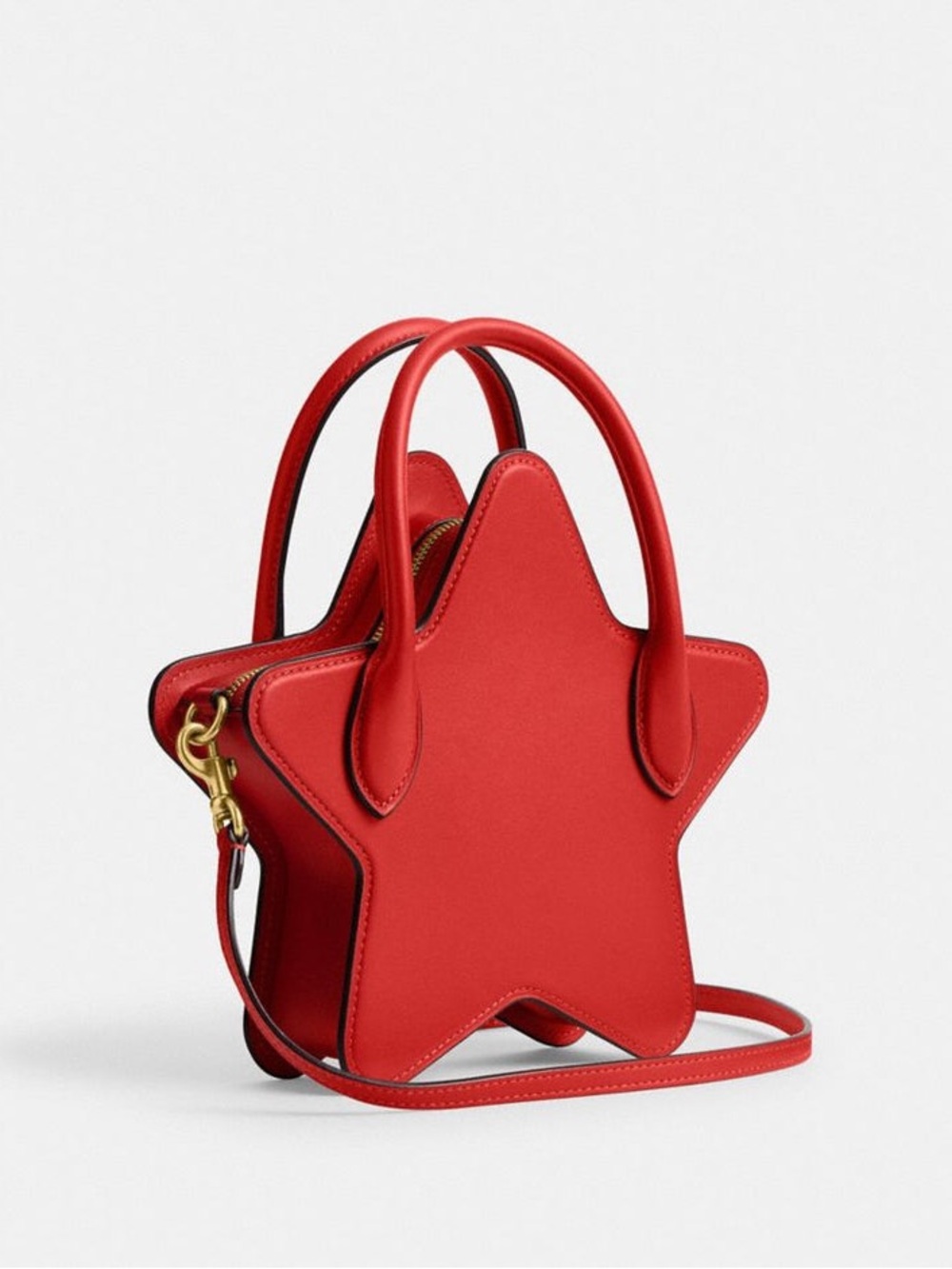 COACH BUNDLE: Coach Denim Cherry Embroidered Cargo Tote & Coach Star Crossbody - Picture 10 of 15